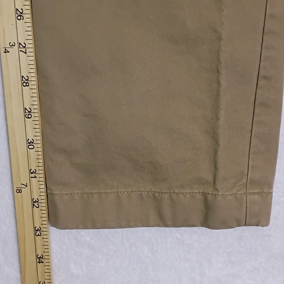 J Crew Broken In 770 Chinos Khaki Straight Leg Mens W34 L34 Cotton Pants - Picture 5 of 12